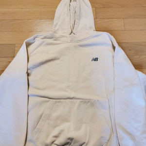 뉴발란스 아이보리색 후드티