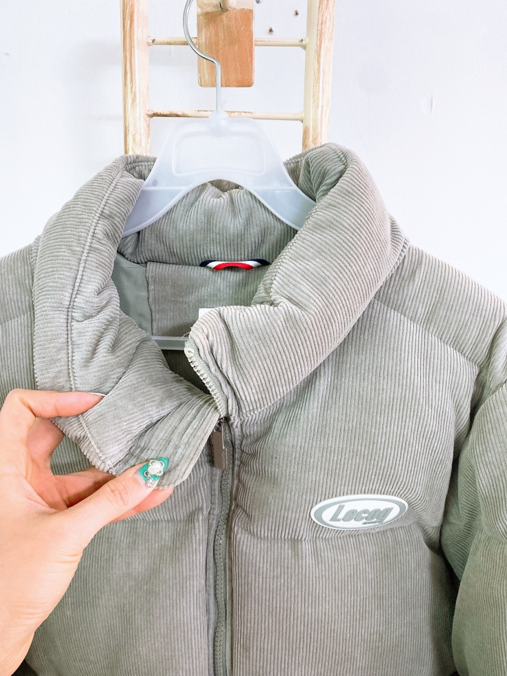 (S(90)르꼬끄여자오리털골덴코듀로이아방핏패딩점퍼--1