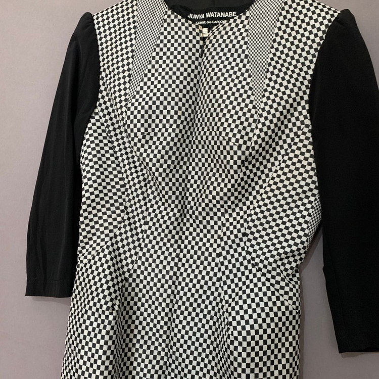 S 준야와타나베 꼼데가르송 00 아카이브 체크 원피스 이미지
