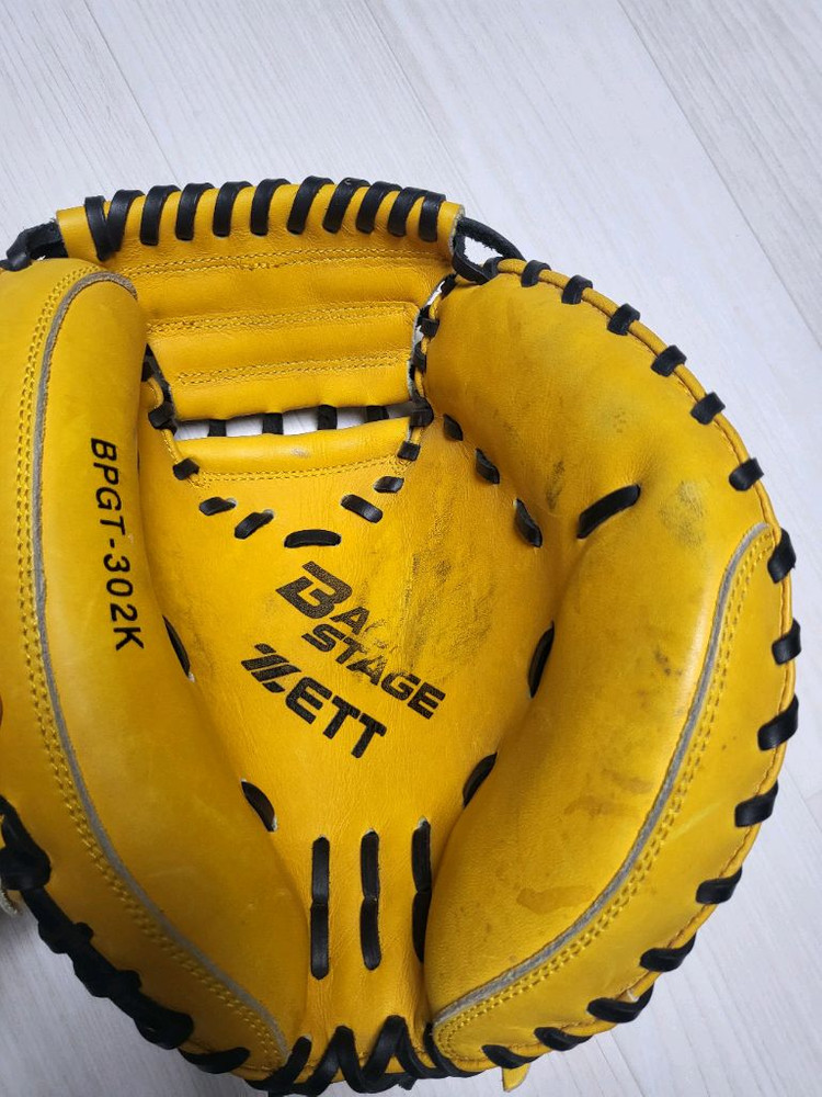 ZETT 제트 BPGT-302K 백스테이지 포수미트 글러브 택포 10만--3