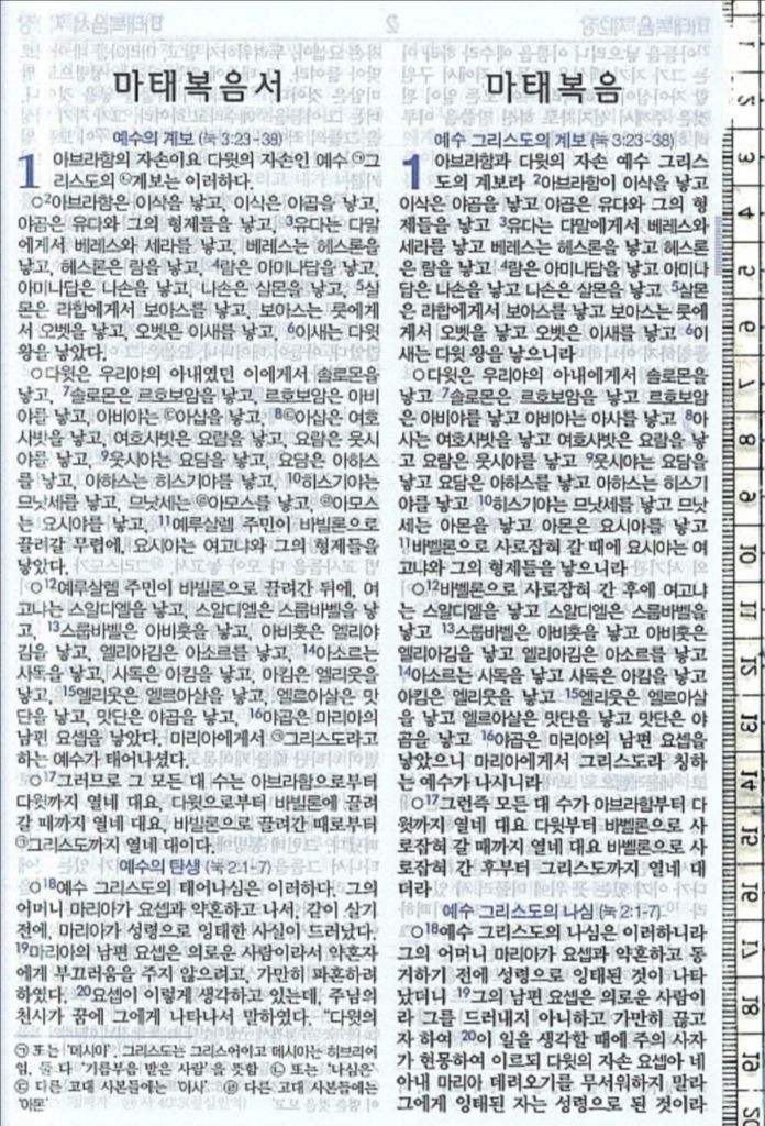 대조성경-개역개정&새번역--4