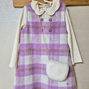 프렌치캣 가방원피스+블라우스 사이즈 130