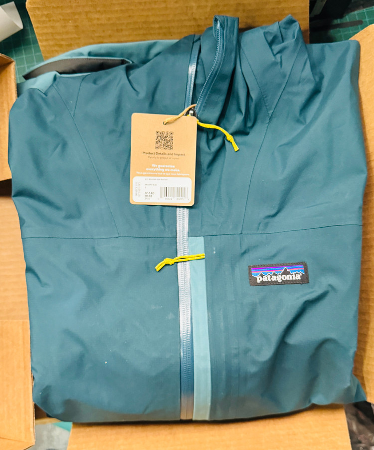 파타고니아 볼더 포크 레인 자켓 85140WLDB Blue S사이즈--2