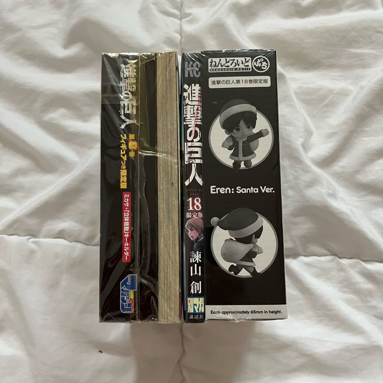 진격의 거인 일본 원서 특장판 산타 에렌 넨도로이드 이미지