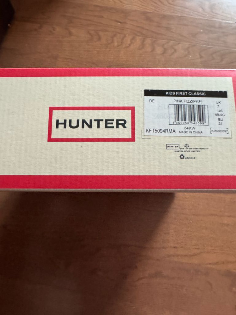 헌터 레인부츠 7--3
