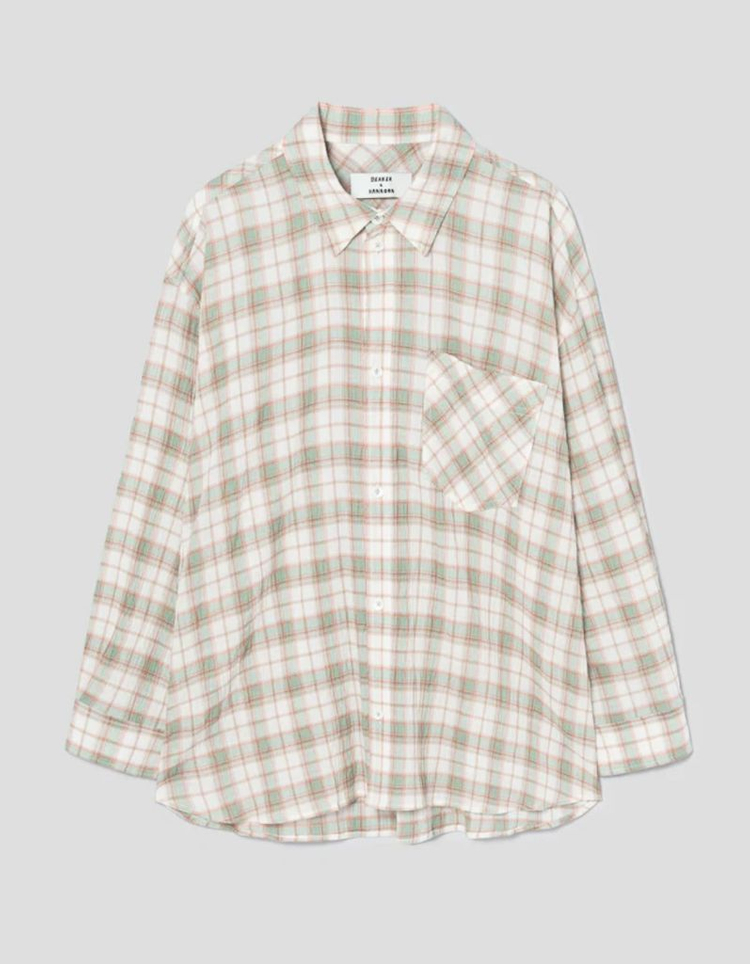 한로로 비이커 beaker 체크셔츠 1사이즈(현재 품절 한정판) 이미지