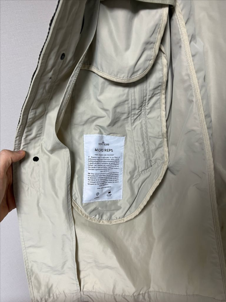 스톤아일랜드 마이크로 레프스(Micro Reps)후드자켓 L 이미지