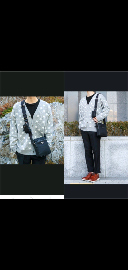 프라다 테수토 크로스백/메신저백 새상품급 정품(감정O)구찌프라다루이비통디올고야드샤넬셀린느보테가생로랑발렌시아가가방--4