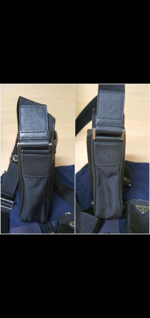 프라다 테수토 크로스백/메신저백 새상품급 정품(감정O)구찌프라다루이비통디올고야드샤넬셀린느보테가생로랑발렌시아가가방--8