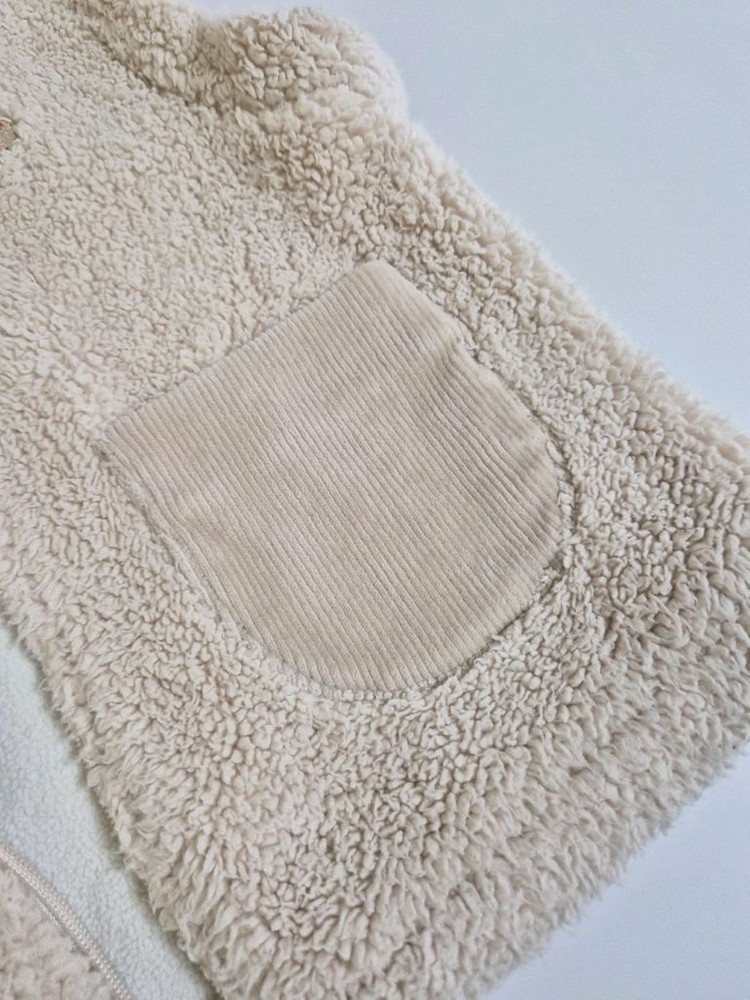 모이몰른 뽀글이 플리스 조끼 L (110)--3