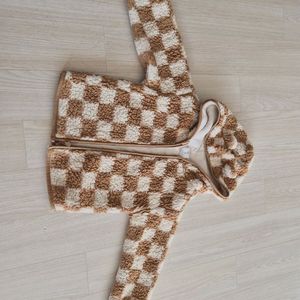 갭 키즈 셰르파 뽀글이 베어 후드 집업 5세