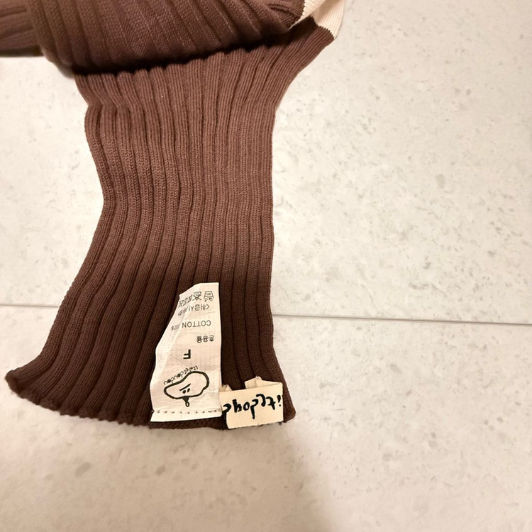 리미떼두두 니트 베스트, 가디건, 머플러 (S~M사이즈)--8