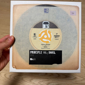 나얼 1집 LP 초판 한정반 7인치 블루 바이닐