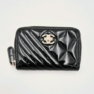 [중고명품셀렉트]샤넬 페이던트 은장 지퍼돌이 카드지갑 이미지