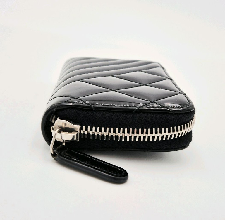 [중고명품셀렉트]샤넬 페이던트 은장 지퍼돌이 카드지갑 이미지