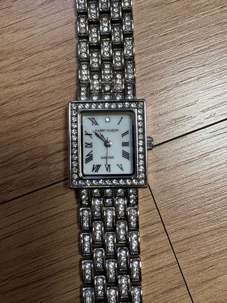 해리메이슨(Harry Mason) 1포인트 천연 다이아몬드 여성 시계--2