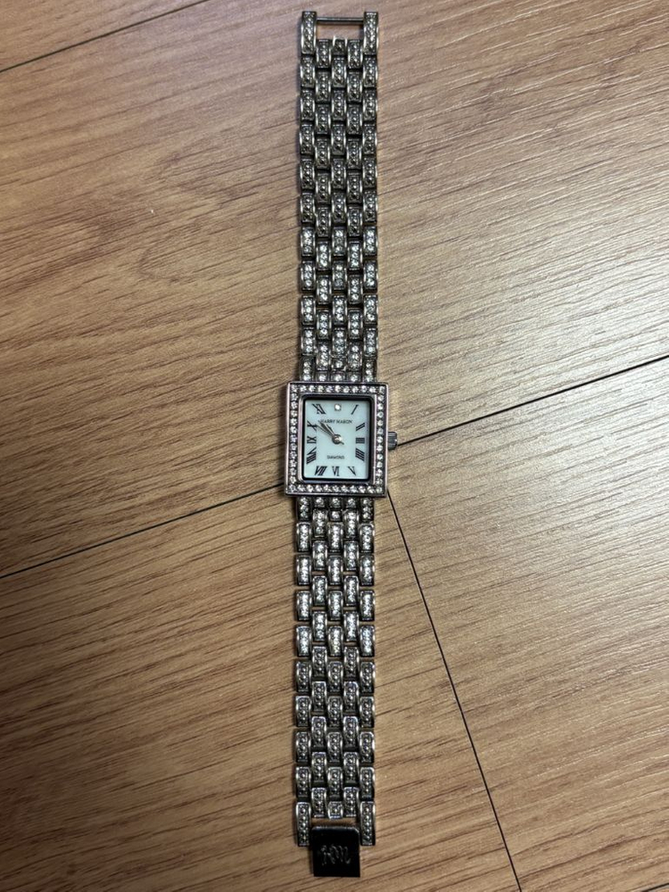 해리메이슨(Harry Mason) 1포인트 천연 다이아몬드 여성 시계--3