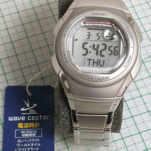 카시오 전파시계 마지막수량 웨이브셉터 빈티지 레트로 메탈시계 NOS 아스트론