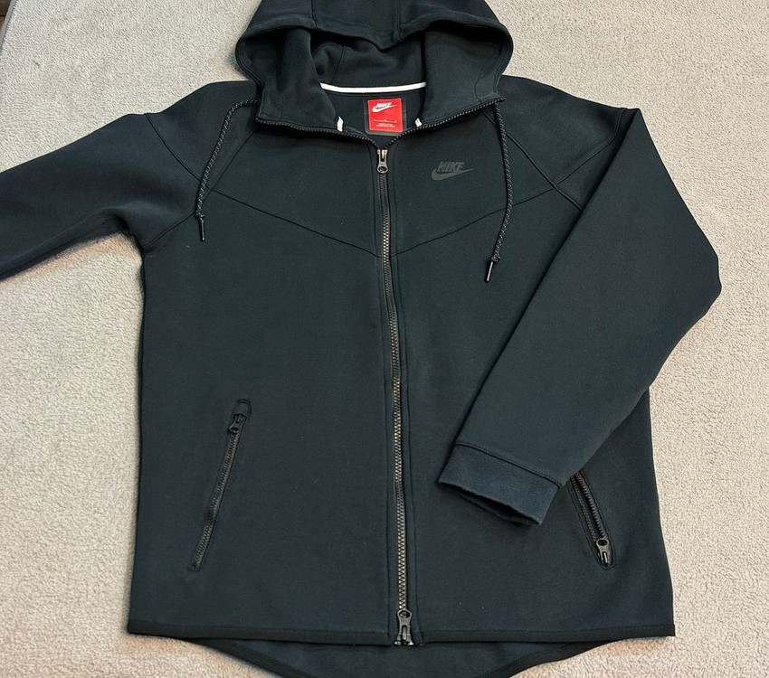 L 나이키 테크팩 블랙 후드집업 / 테크팩 카모플라쥬 팬츠--1