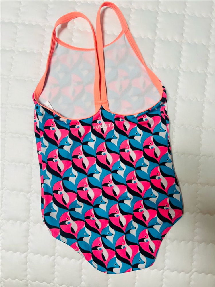 펑키타 키즈 수영복 6T--1