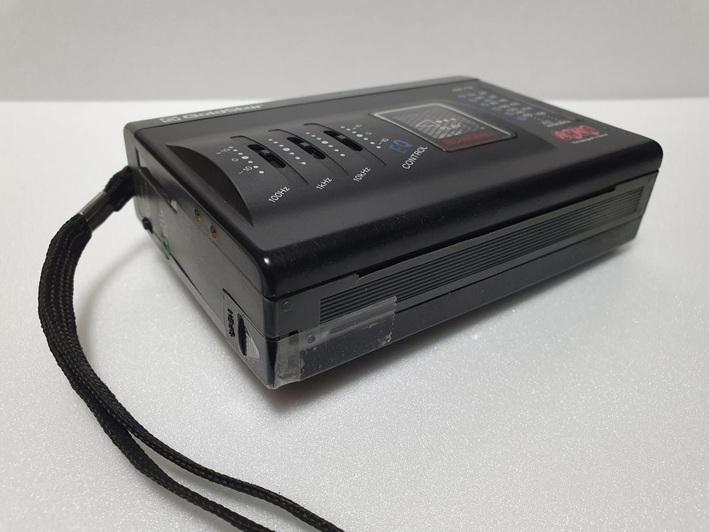 80년대 금성 골드스타 아하 AHHA 미니 카세트 라디오 AHA-F21 기계식 워크맨 소품 부품용 수리 요망 택포 이미지