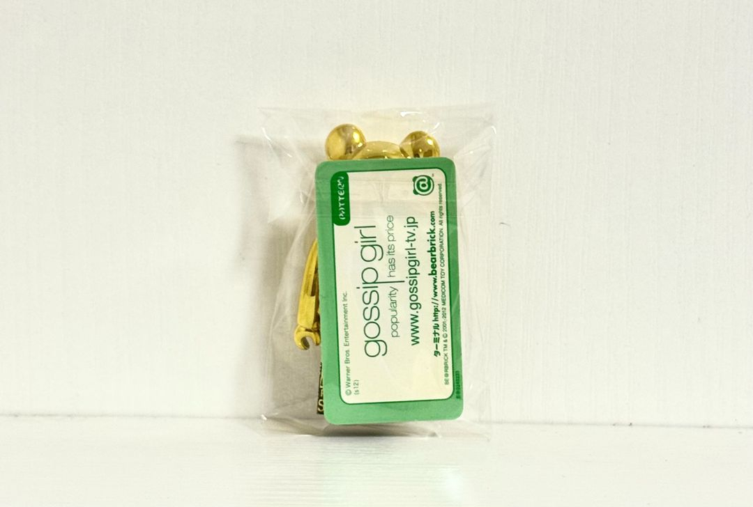 [한정판]베어브릭 - 24탄 가십걸 골드(패턴)--1