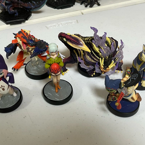 몬스터헌터 아미보 피규어 일괄 이미지