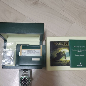 롤렉스 구구형 서브마리너 구구섭 그린, 커밋 16610lv 교환합니다. 인그레이빙있음