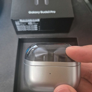 버즈3프로 실버 박스풀박구성 구성품미사용 이미지