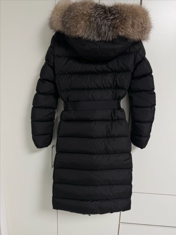 몽클레어 클로에 폭스퍼 롱패딩 이미지