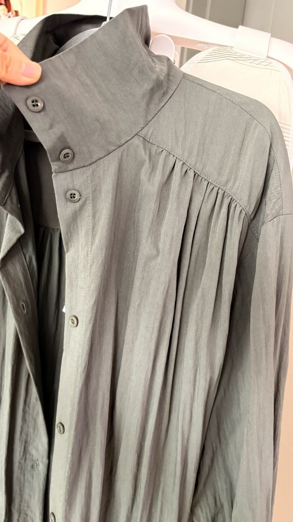 레이스 rrace 셔링 트렌치 원피스형 코트(새상품) 이미지