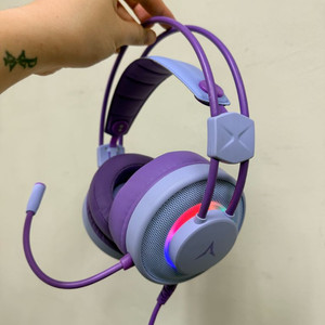 [당일발송]앱코해커 N800 퍼플 게이밍 헤드셋 헤드폰 이미지