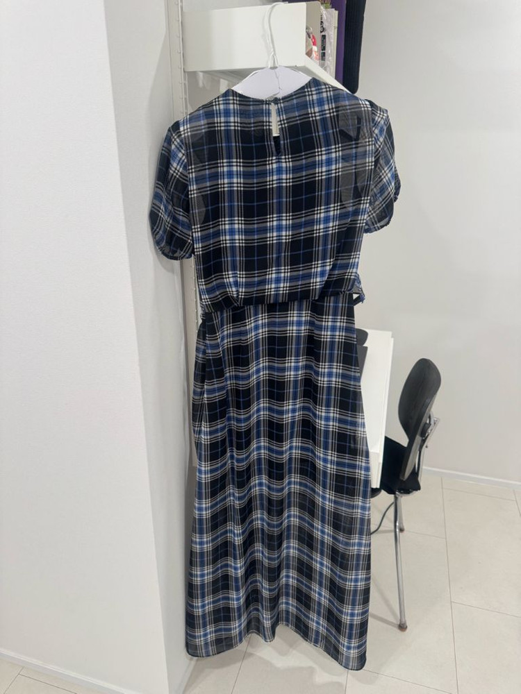 마쥬 란자 체크 롱원피스s--4