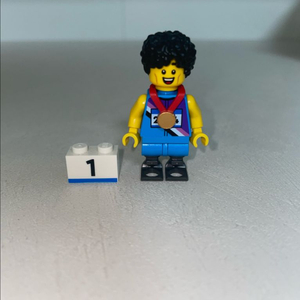 레고 미니피겨 운동선수 1등 블록 포함