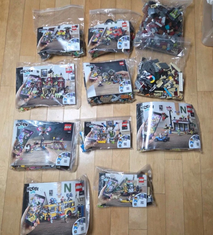 레고 브릭 대량 (시티, 히든 사이드, 정글, 해양경찰, 북극탐사) 이미지