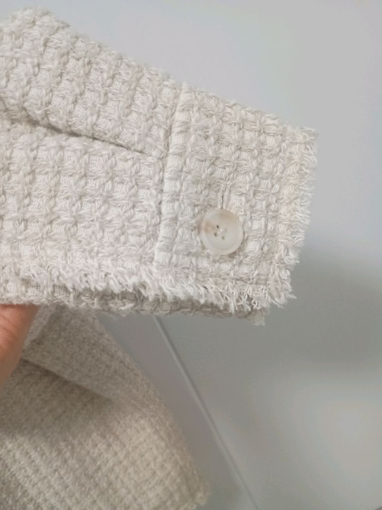 이로맨( IRO MEN )오버핏 트위드 셔켓 S 이미지