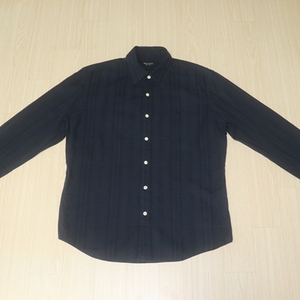 (105)A303. 빈폴/네이비 투톤체크셔츠