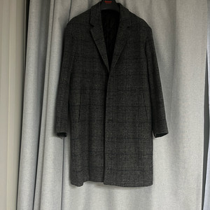 TATE 체크 싱글 코트 L