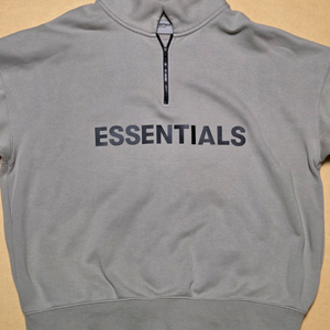 에센셜 반집업 맨투맨