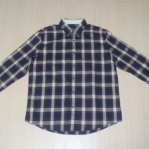 (110)A373. 헤지스/네이비브라운 체크셔츠