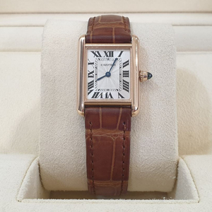 까르띠에 탱크 루이 스몰 로즈골드 WGTA0010