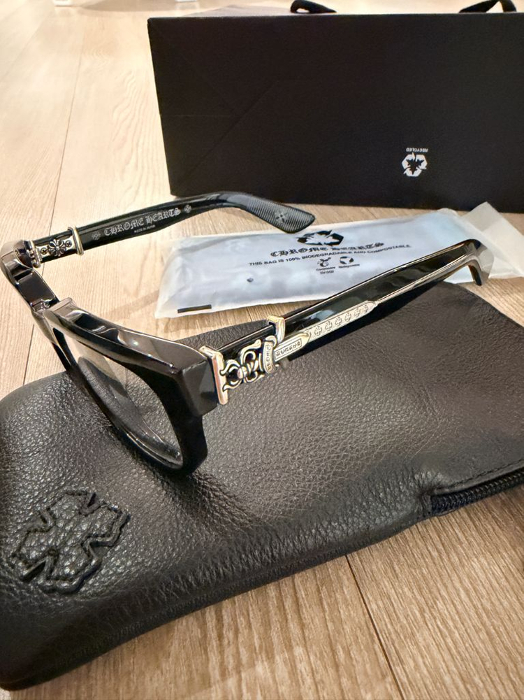 크롬하츠 안경 바질리오네어2 블랙실버 크롬안경 이미지