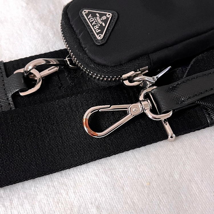 [S급/정품] 프라다 테수토 사피아노 2005 호보백 가방 블랙--9