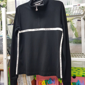 블랙앤화이트 여성골프티셔츠 85/ 슬림55 봄가을 긴팔 골프티 WB17