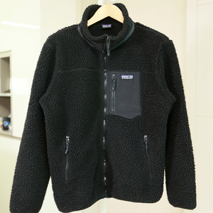 파타고니아 레트로 파일 플리스 블랙 L~XL