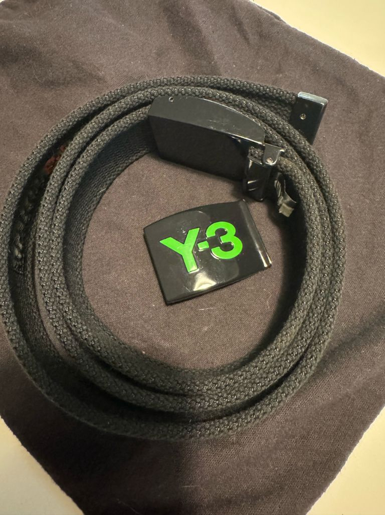 프랑스구매 Y-3 로고 버클벨트--0