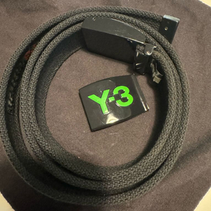 프랑스구매 Y-3 로고 버클벨트