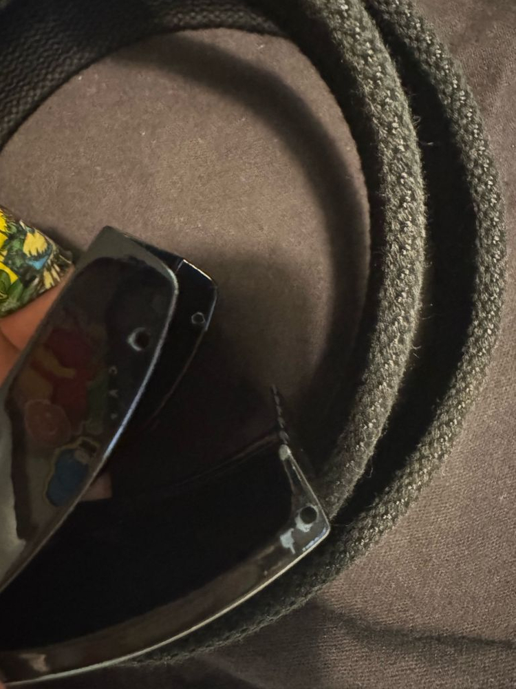 프랑스구매 Y-3 로고 버클벨트--2