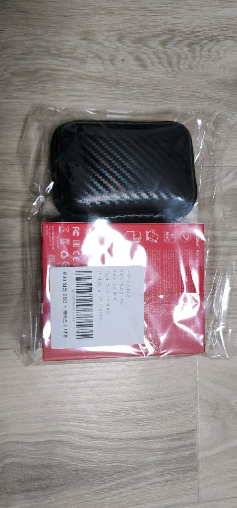 (미개봉) 샌디스크 정품 외장 SSD 포터블 1테라 E30 1TB 대용량 휴대용 메모리--2