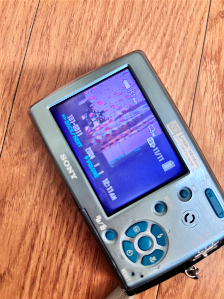 소니 사이버샷 DSC-T33 빈티지 디카*수리필요*--6